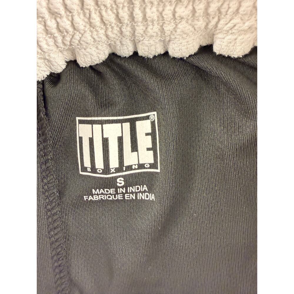 Title Boxing Shirts - Set of 2, Blk/Yellow Satin Blk/Wht Polyester, Men's Small - Picture 8 of 14